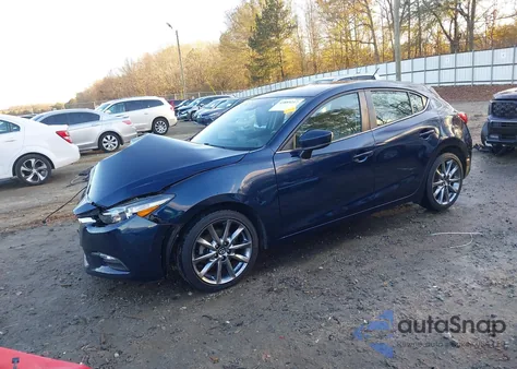 2018 Mazda Mazda3 Touring z USA, uszkodzony, nr VIN 3MZBN1L35JM249959